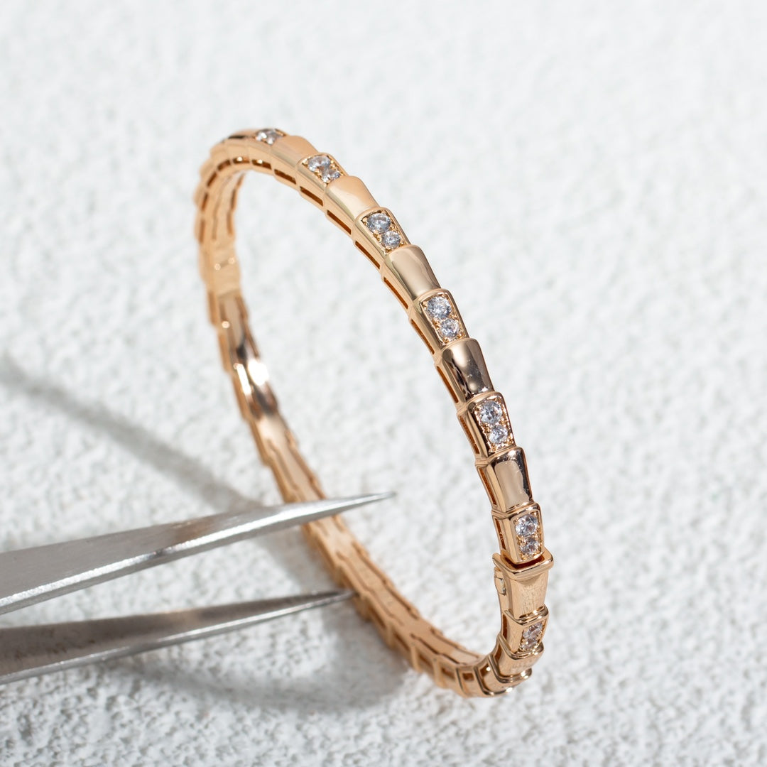 Jewelver SERPENTI BRACELET PINK GOLD DIAMOND
