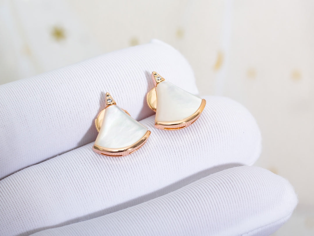 Jewelver DIVAS DREAM EARRINGS PINK GOLD