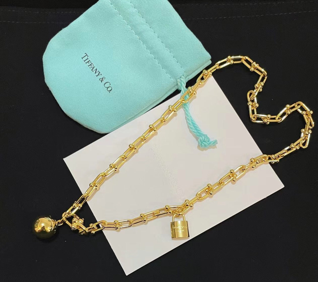 Jewelver T - JEWELRY HARDWEAR SMALL SINGLE WRAP GOLD NECKLACE