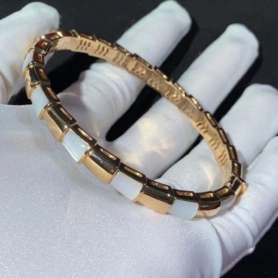 Jewelver SERPENTI BRACELET PINK GOLD MOP