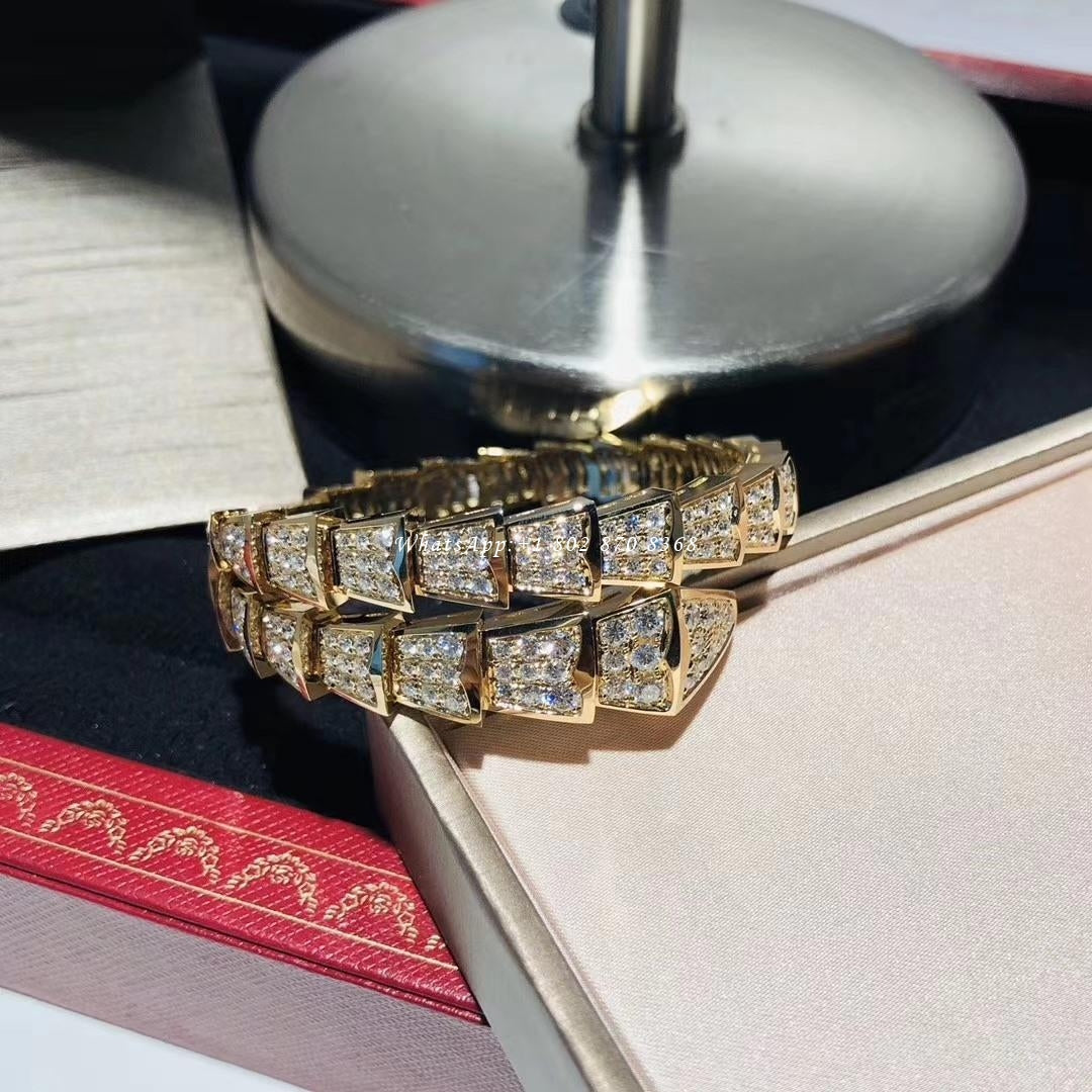 Jewelver SERPENTI BRACELET 8MM GOLD DIAMOND