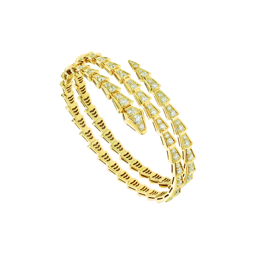 Jewelver SERPENTI BRACELET GOLD DIAMOND DOUBLE ROW
