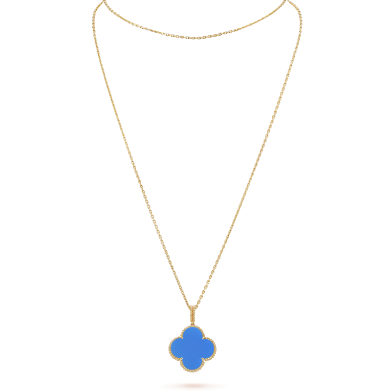 18K Magic Alhambra Agate Necklace