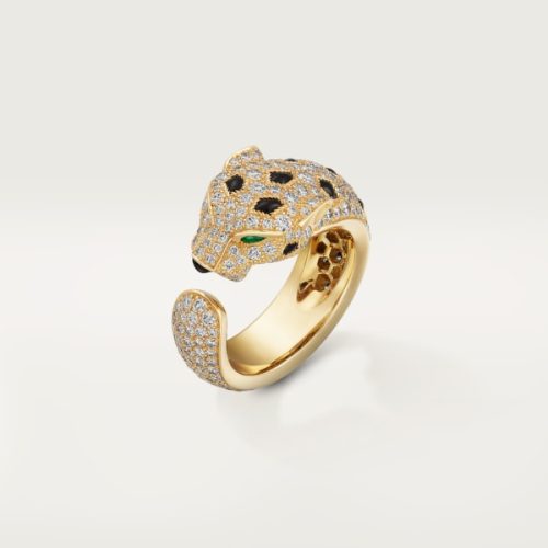 Jewelver Panthère De Open Diamond Ring Luxury