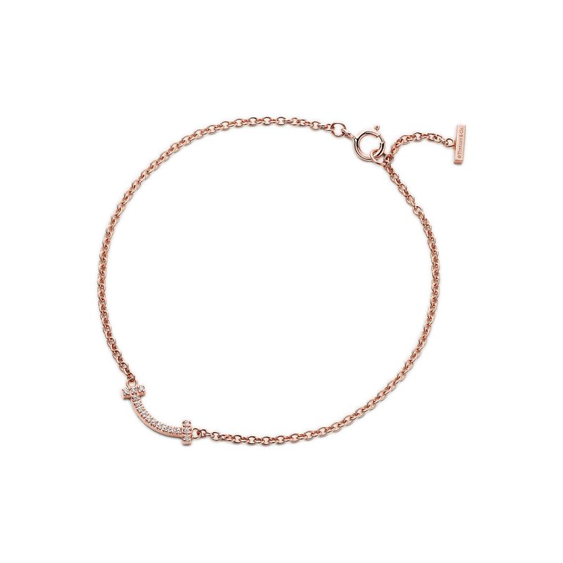 Jewelver T Smile Diamond Bracelet