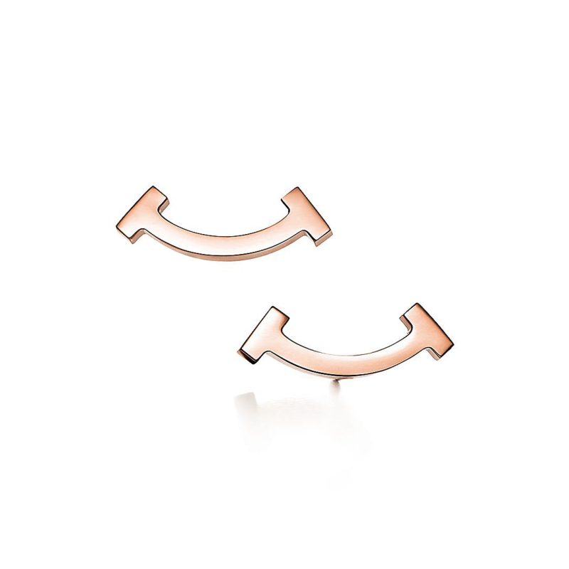 Jewelver T Smile Earrings