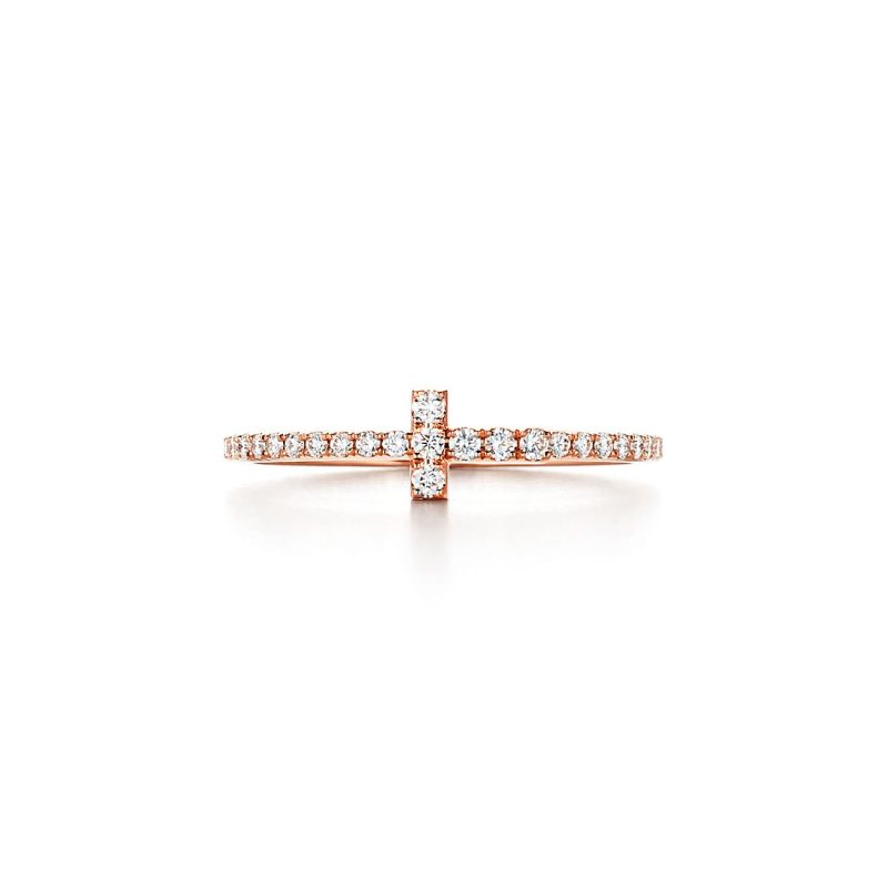 Jewelver T Diamond Wire Ring