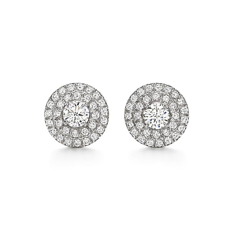 Jewelver T Soleste Diamonds White Gold Earrings