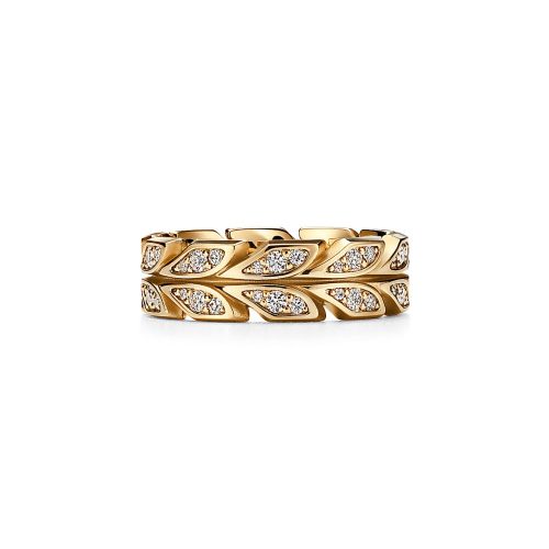 Jewelver Yellow Gold Victoria Vine  Ring