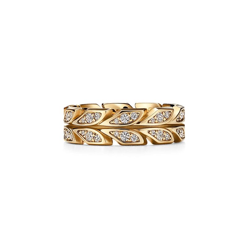 Jewelver Yellow Gold Victoria Vine  Ring