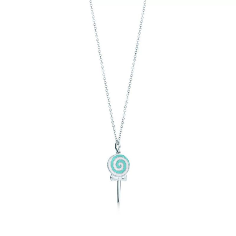 Jewelver T Lollipop Charm Chain Necklace
