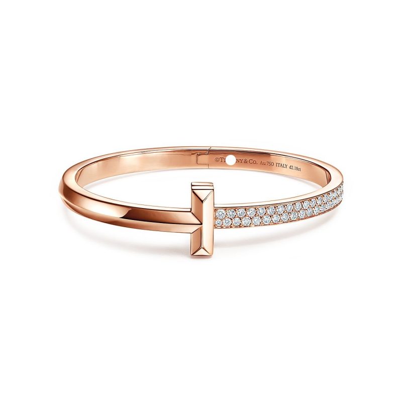 Jewelver T1 Wide Diamond Hinged Bracelet