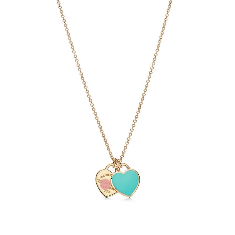 Jewelver Return to Mini Double Heart Necklace