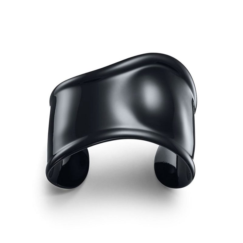 Jewelver Elsa Peretti Small Bone Cuff Black Bracelet
