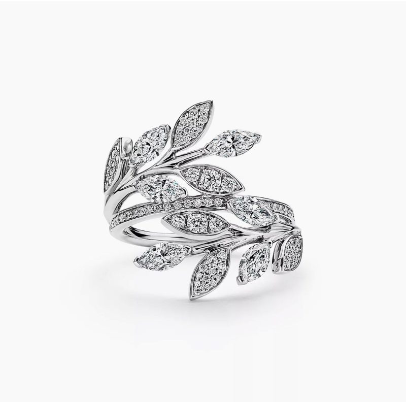 Jewelver T Victoria Diamond Vine Bypass Ring