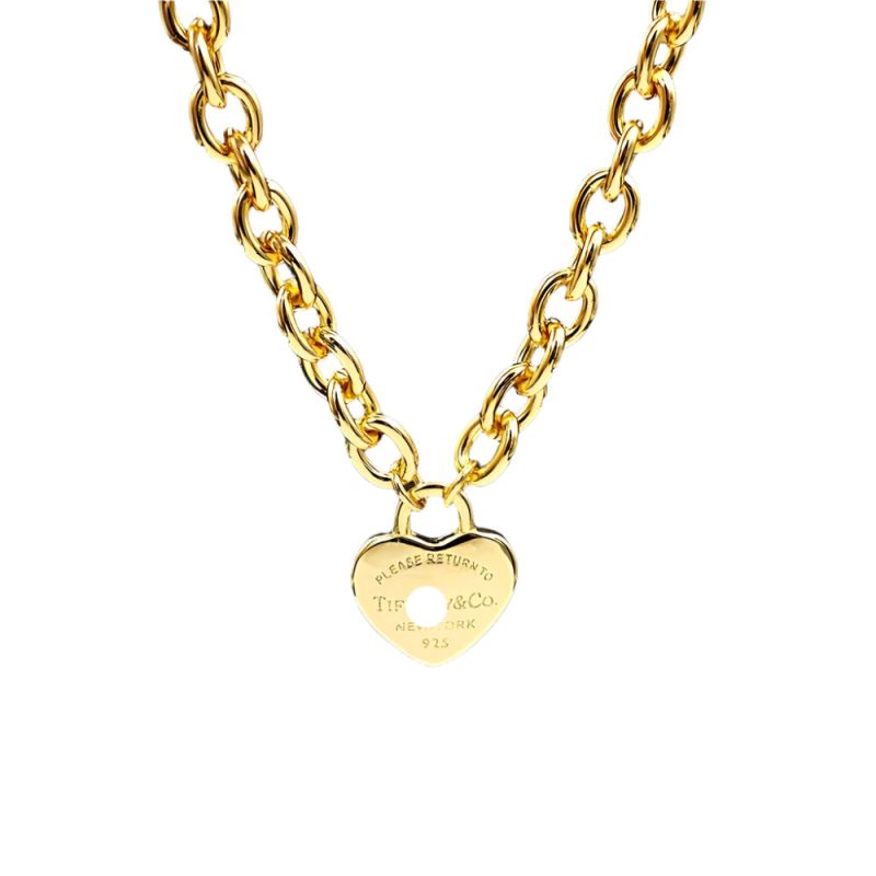 Jewelver T Tag Chain Necklace