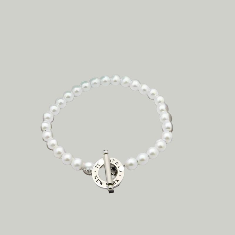 Jewelver T Tag Beads Bracelet