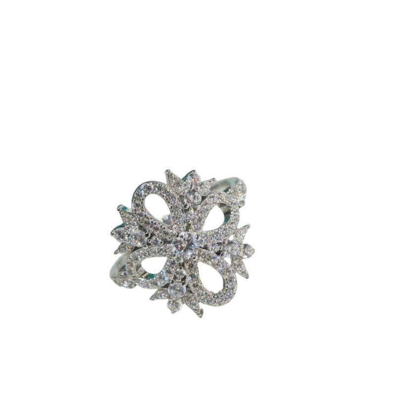 Jewelver T Vinatge Flower Ring