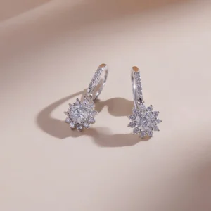 sunflower-moissanite-drop-earrings-1